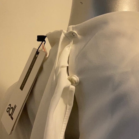 AdL ADIL Working Chic Short Sleeve Blouse NWT - Picture 6 of 8